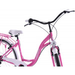 Mestský bicykel 28" Kozbike KOZ13 7 prevodový Ružová